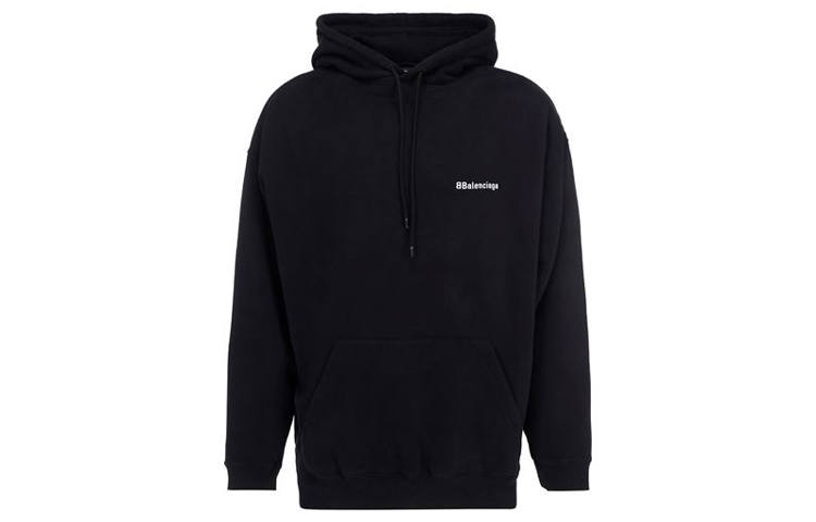 Balenciaga Corporate Logo Popover Hoodie