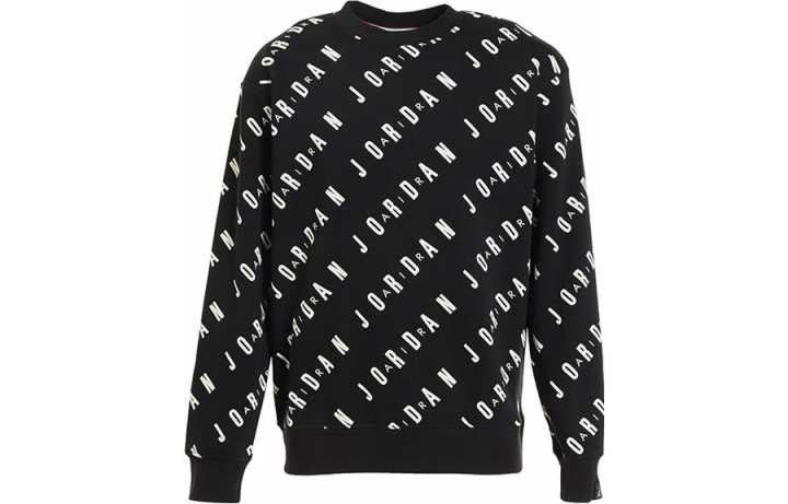 Jordan Jordan Sweatshirts Men's Black Crew Neck Moderate Regular