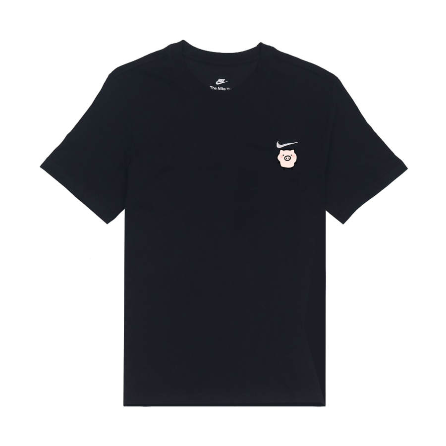 Nike Nike T Shirts Unisex Black Crew Neck Moderate Straight Fit