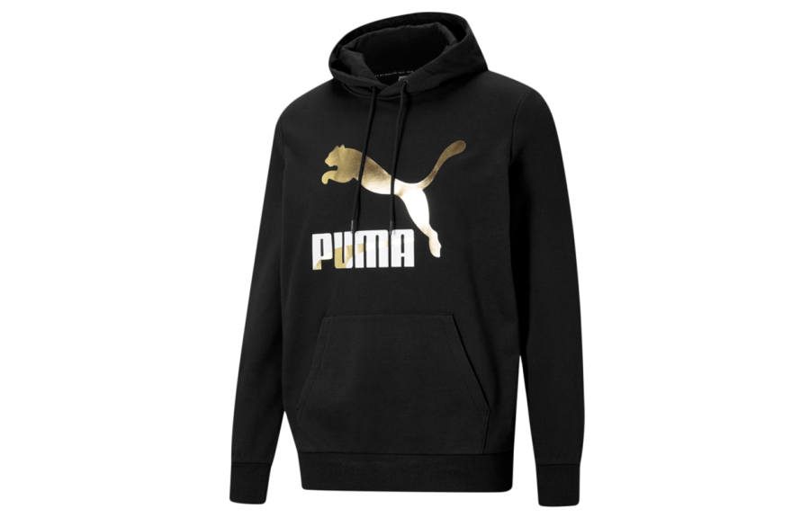 PUMA CLASSICS Sweatshirts Men's Black Hooded Moderate Other