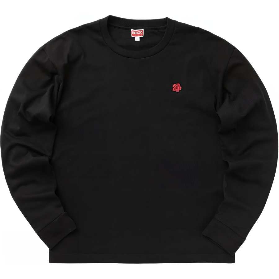 KENZO Boke Embroidered Long-Sleeved T-Shirt
