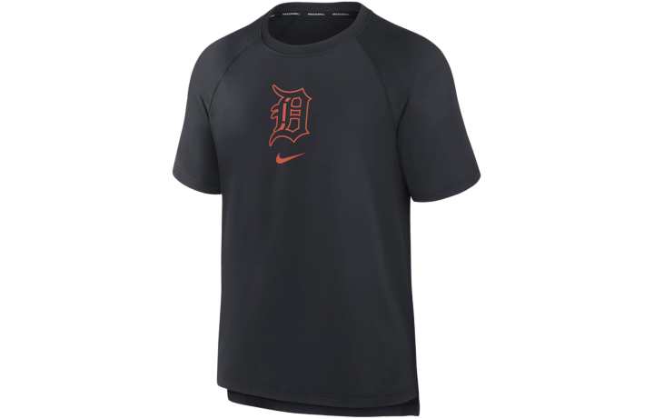 Nike Nike T Shirts Men's Black Crew Neck Moderate Straight Fit