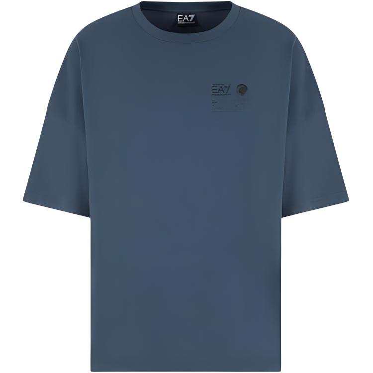 EMPORIO ARMANI EA7 T Shirt Men's Slate Gray Blue
