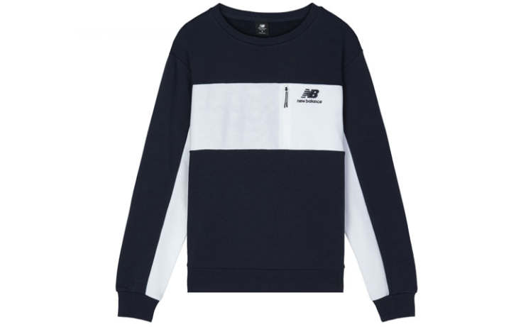 New Balance New Balance Sweatshirts Men's Blue Crew Neck Moderate Regular