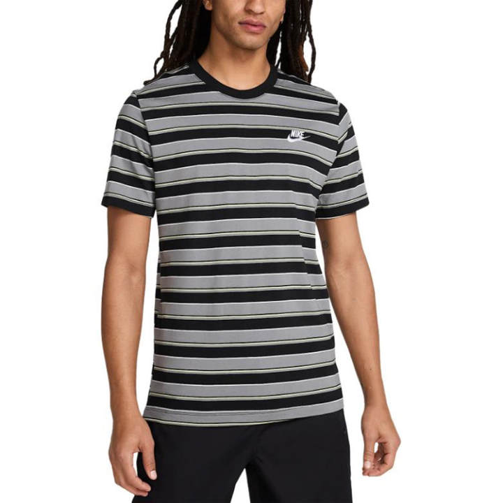 Nike Nike Club Striped T Shirt