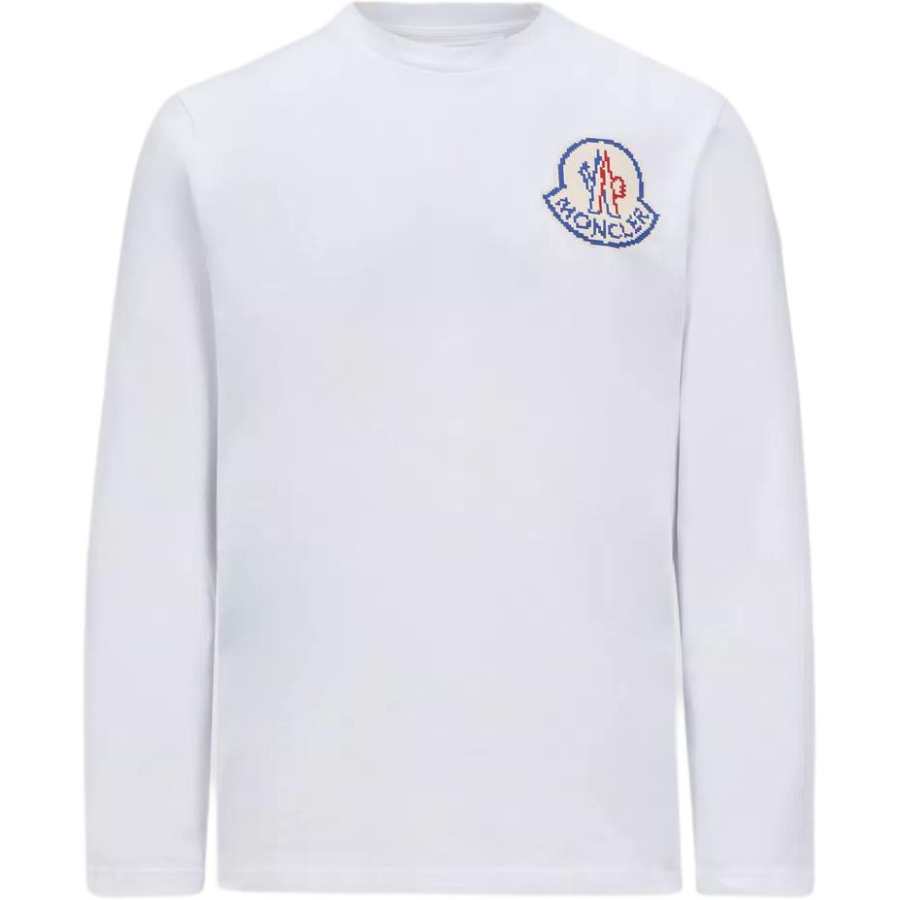 Moncler T Shirts Men's White Crew Neck