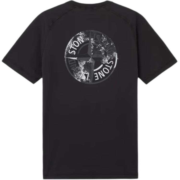 Stone Island small-logo compass-detail T-shirt