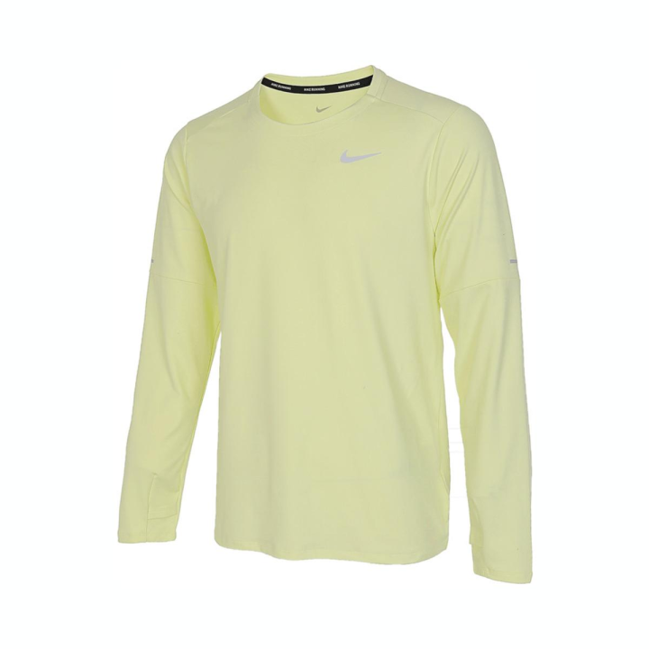 Nike Nike T Shirts Men's Green Crew Neck Moderate Straight Fit