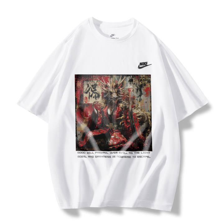 Nike Nike T Shirts Unisex White Crew Neck Moderate Straight Fit