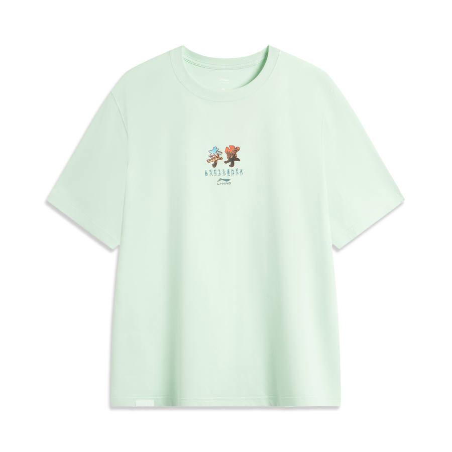 Li-Ning Li Ning x GUGONG,LIANMINGKUAN China Culture Collection T Shirt Men's Green