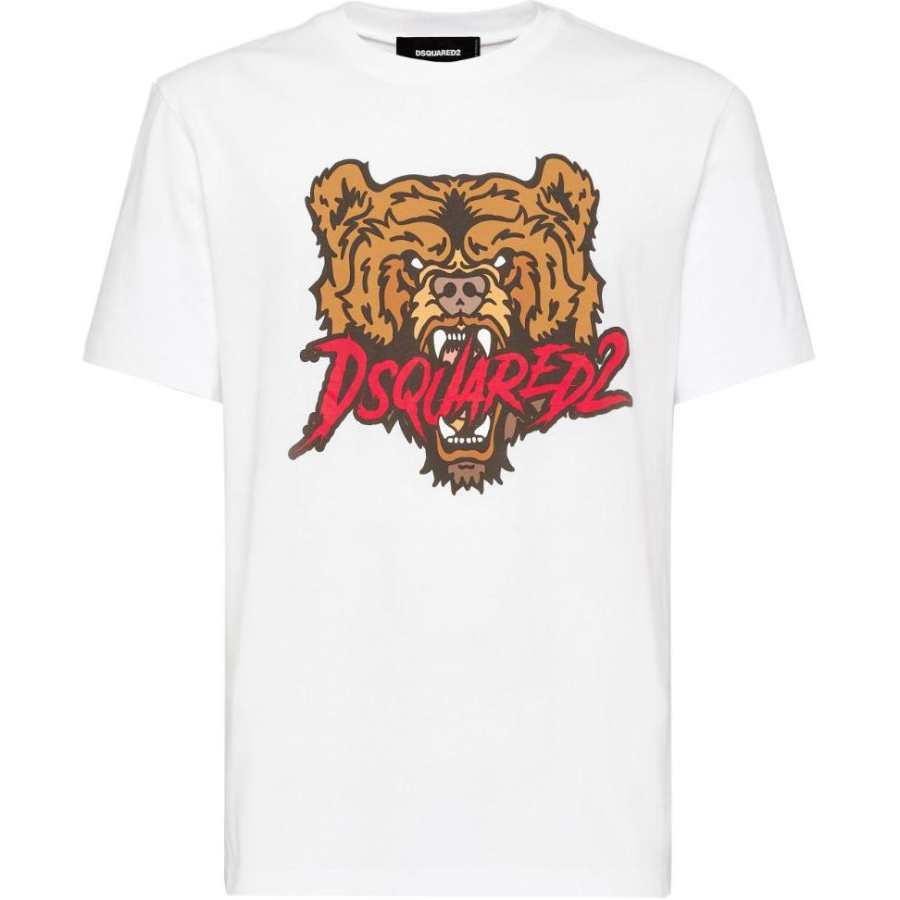 DSQUARED 2 Dsquared 2 Logo Printed Crewneck T-Shirt
