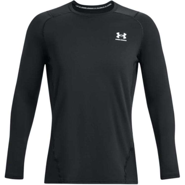 Under Armour ColdGear® Fitted Crew T Shirt Men's Black