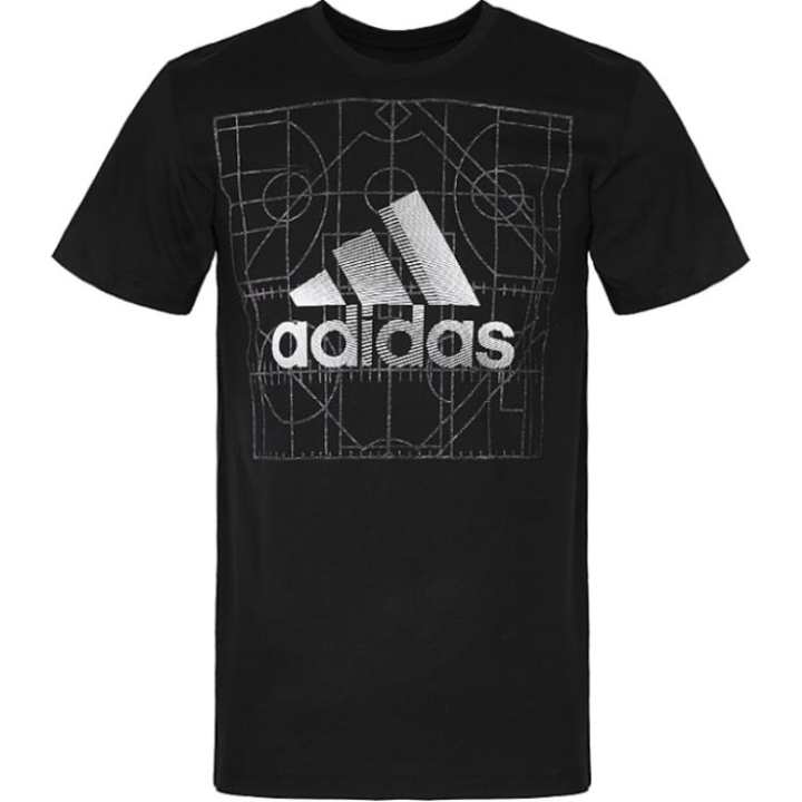 Adidas Adidas ADICOURT T Shirt Men's Black