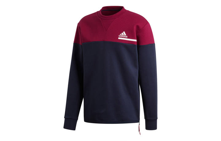Adidas Adidas Sweatshirts Men's Blue Crew Neck Moderate Regular