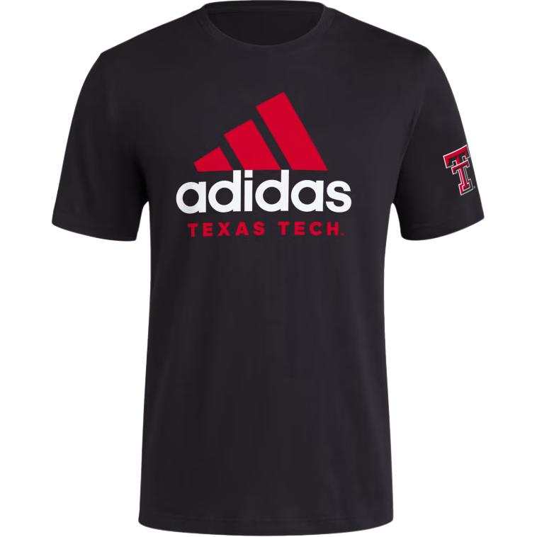Adidas Adidas T Shirts Men's Black Crew Neck Moderate Straight Fit