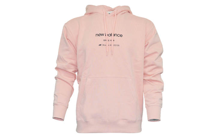 New Balance New Balance Sweatshirts Unisex Pink Hooded Moderate Regular