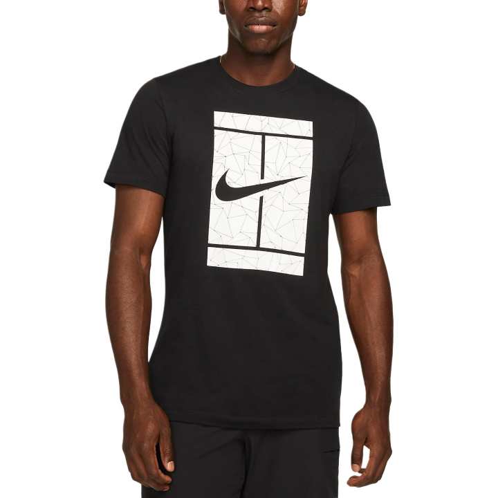 Nike Nike Court T Shirts Men's Black Crew Neck