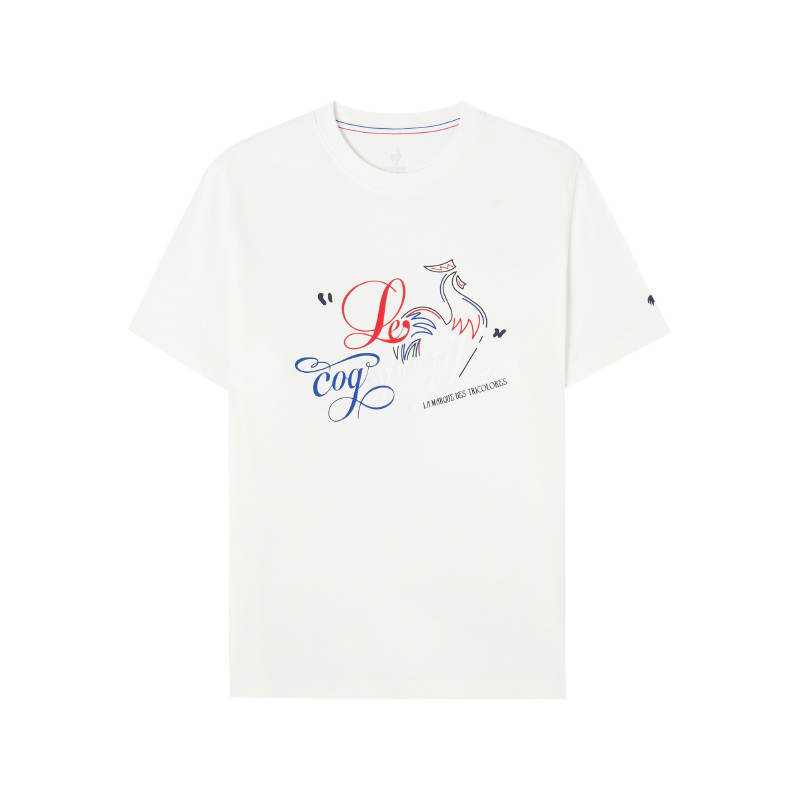 Le Coq Sportif T Shirts Unisex Crew Neck Moderate Straight Fit