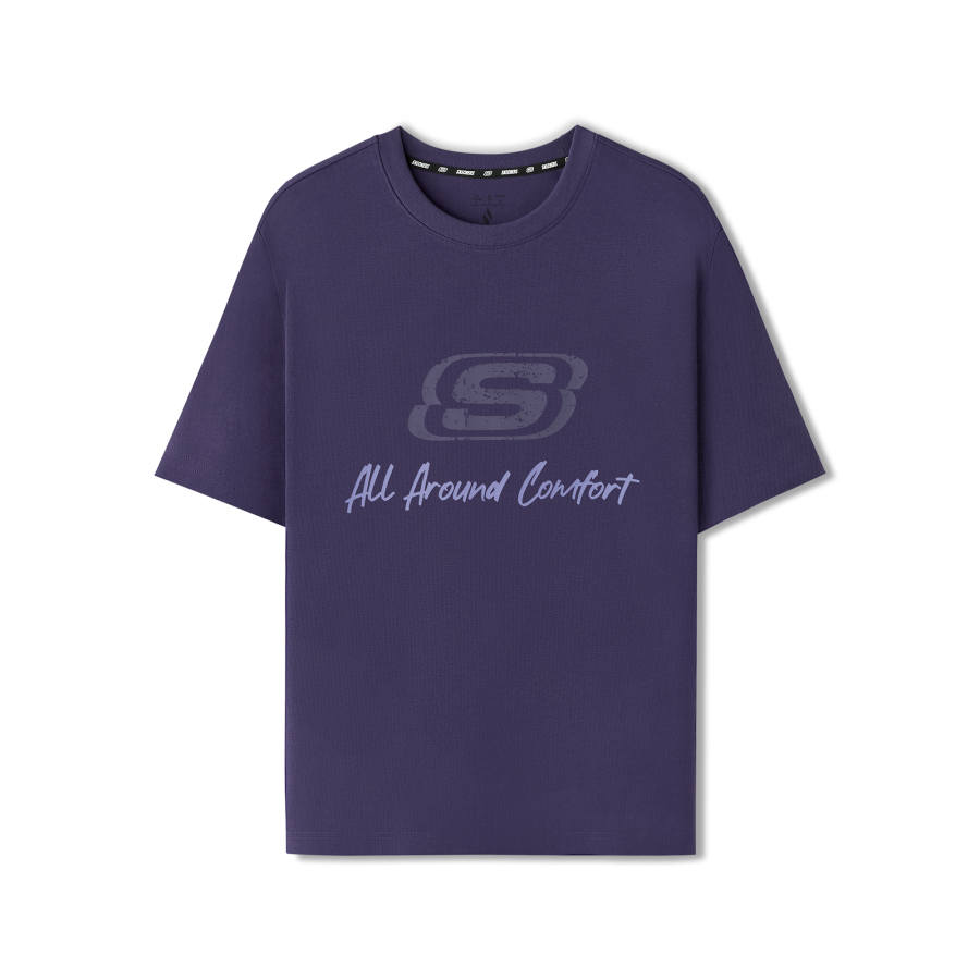Skechers T Shirt Unisex Gothic Purple