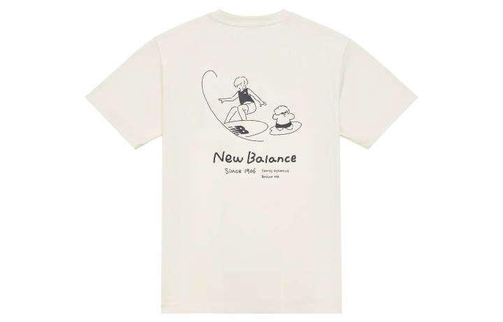 New Balance New Balance NB Short Sleeved Unisex White