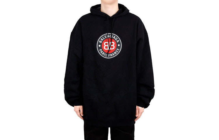 Balenciaga Paris France Print Hoodie