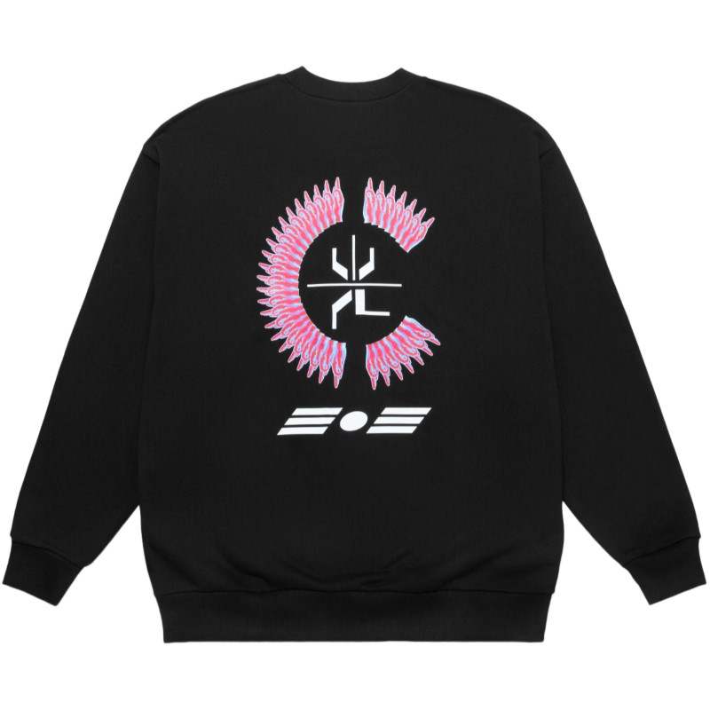 CLOT Sweatshirts Unisex Black Crew Neck Moderate Other