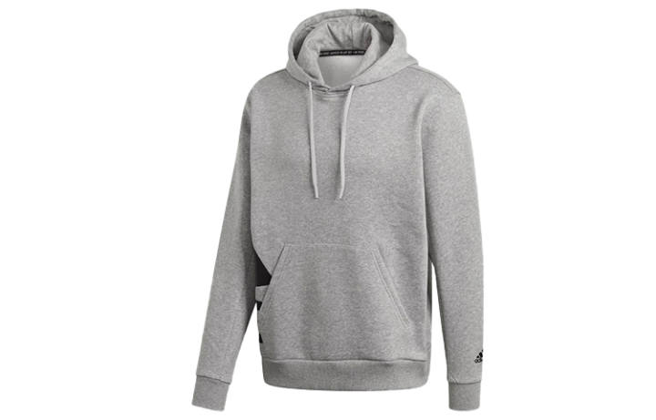 Adidas Adidas Sweatshirts Men's Gray Hooded Moderate Regular