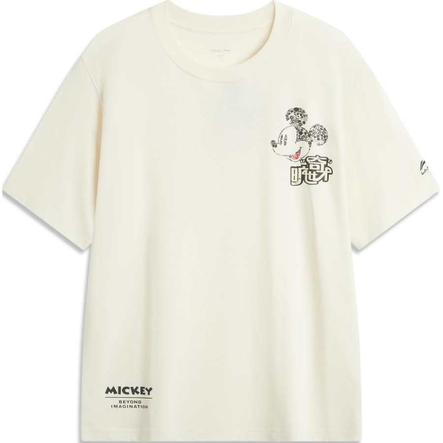 Li-Ning Li Ning Disney T Shirt Men's Ecru