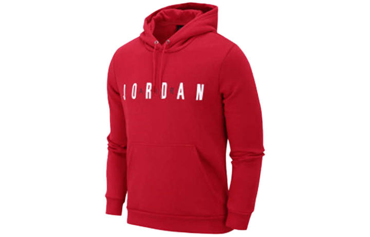 Jordan Jordan Sweatshirts Men's Red Hooded Moderate Regular