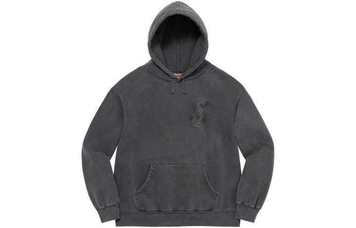 Supreme Supreme Overdyed S Logo Hooded Sweatshirt