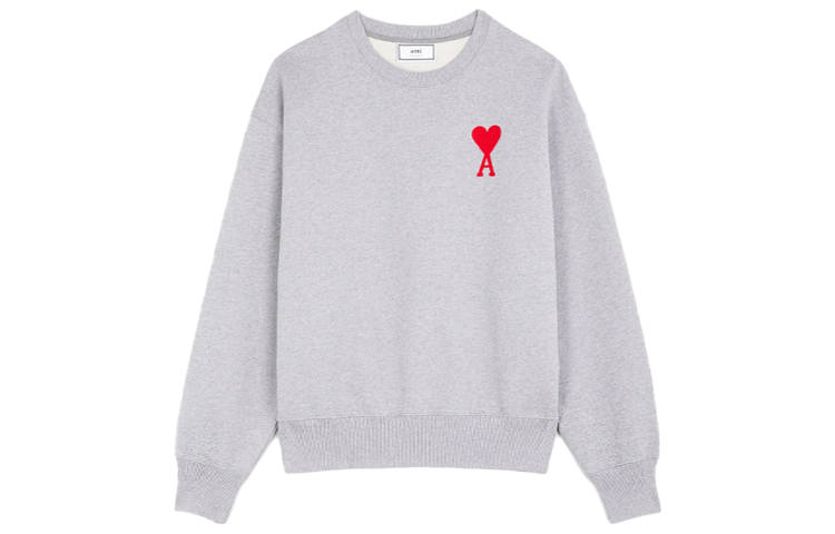 AMIPARIS AMIPARIS Sweatshirts Men's Gray Crew Neck Moderate Regular