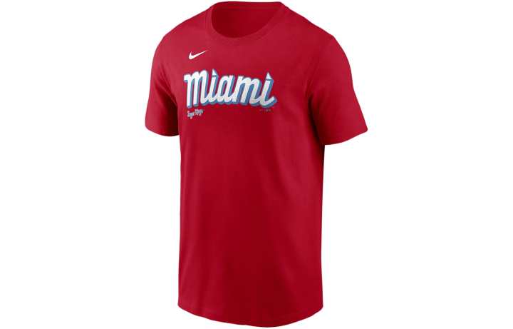 Nike Nike T Shirt Miami Marlins Men's Red