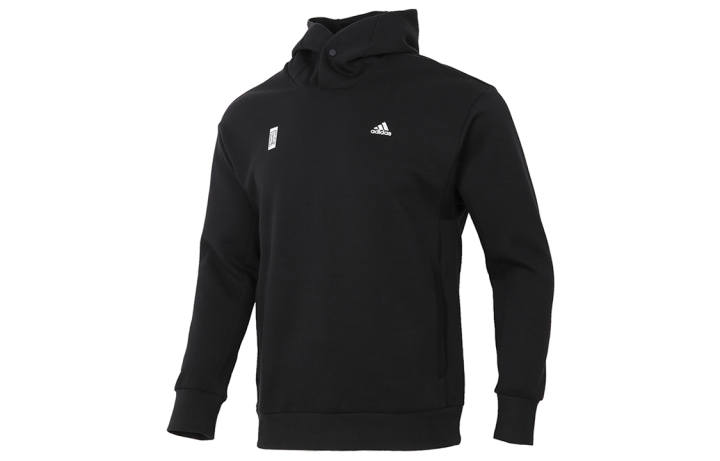 Adidas Adidas Sweatshirts Men's Black Hooded Moderate Regular