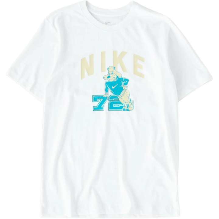 Nike Nike T Shirts Men's White Crew Neck Straight Fit