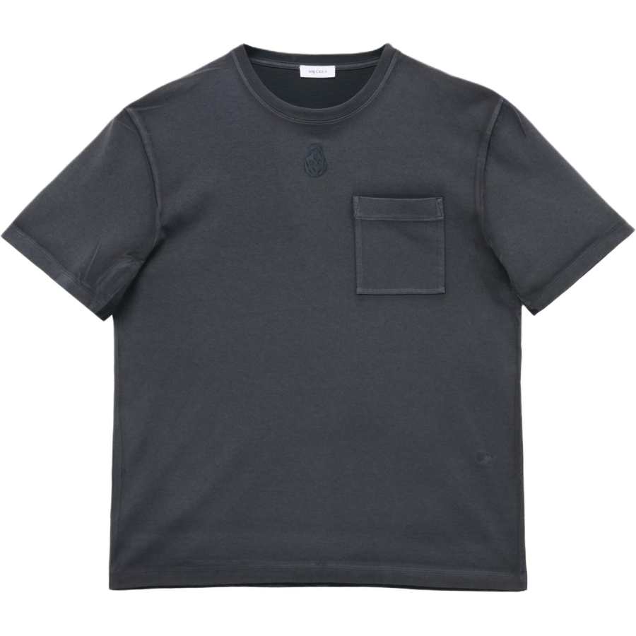 Alexander McQueen Skull Embroidered Crewneck T Shirt