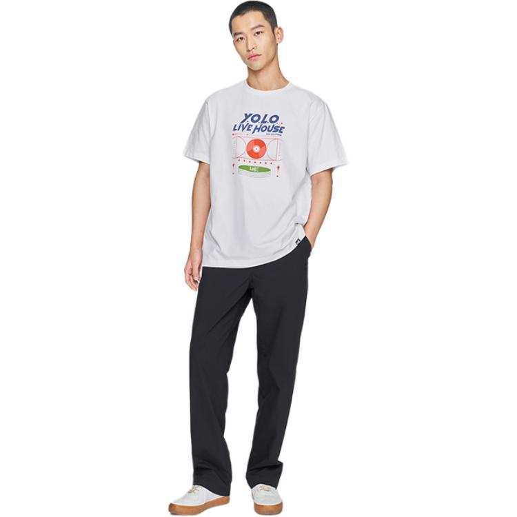 Lee Lee T Shirts Unisex White Crew Neck Moderate