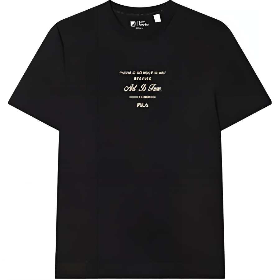 FILA Heritage Collection T Shirt Men's Jet Black