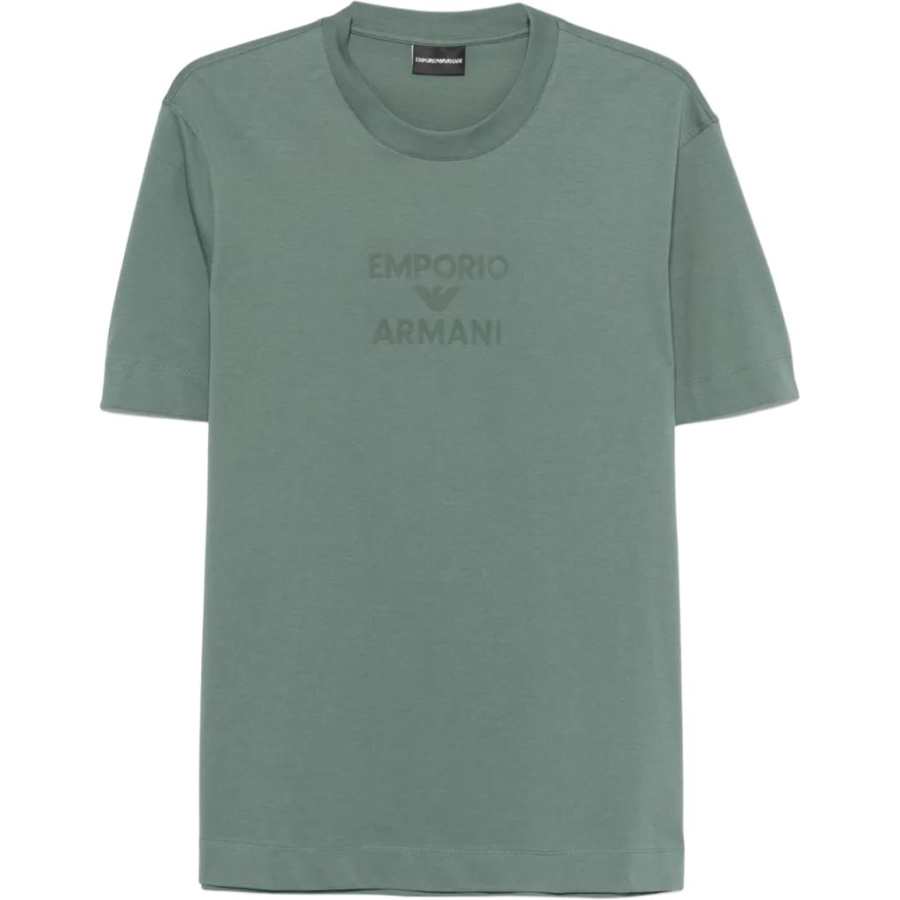 EMPORIO ARMANI Raised logo T shirt