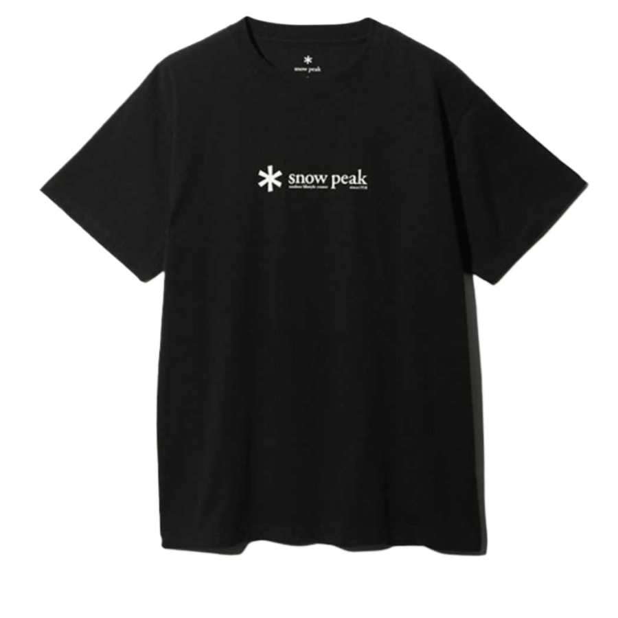 Snow Peak Logo print T shirt
