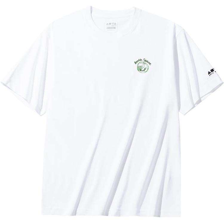 Anta Lifestyle Collection Sports Lifestyle Collection T Shirt Unisex Snowflake White