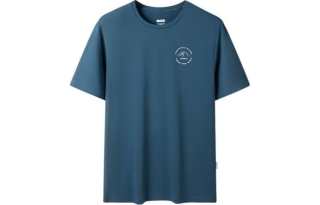 TOREAD T Shirts Men's Ore Blue Crew Neck Moderate