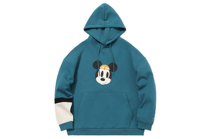 Li-Ning Li Ning X Disney Sweatshirts Men's Dragonfly Green Hooded Moderate Regular