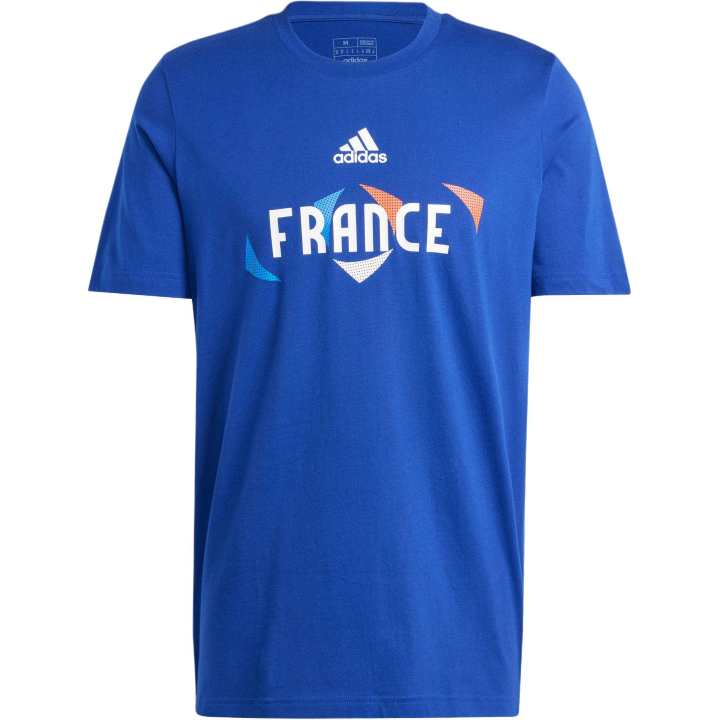 Adidas Adidas T Shirts Men's Blue Crew Neck Moderate Straight Fit