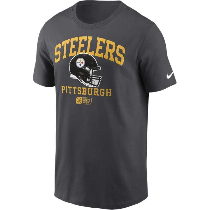 Nike Nike NFL FW24 Pittsburgh Steelers Helmet Essential T Shirt Men's Anthracite