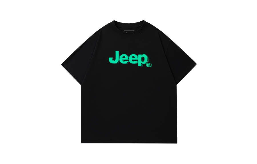 Jeep T Shirts Unisex Crew Neck Moderate Straight Fit