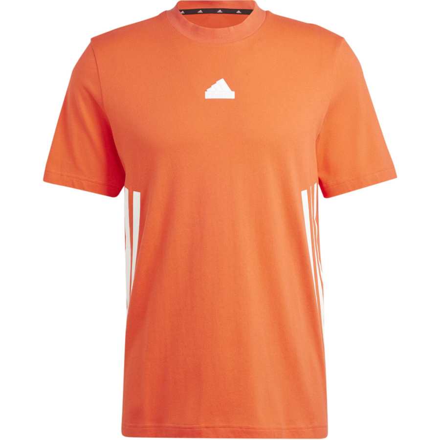 Adidas Adidas Clothing T Shirts Men's Orange Crew Neck