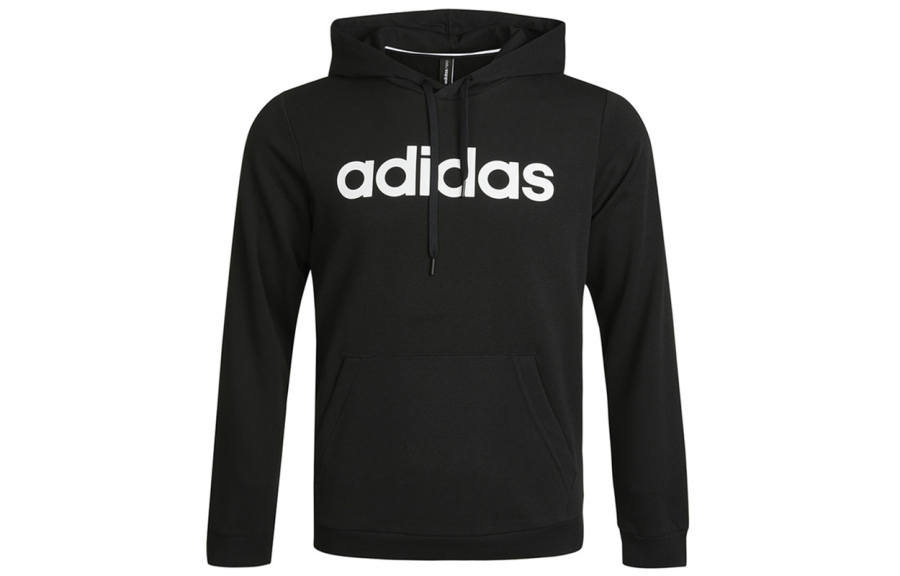 Adidas Neo Sweatshirts Men's Black Hooded Moderate Regular