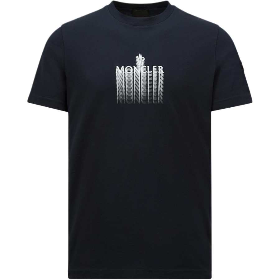 Moncler Logo Printed Crewneck T Shirt