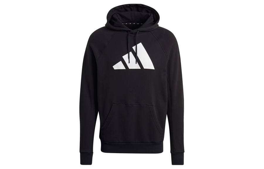 Adidas Adidas Sweatshirts Men's Black Hooded Moderate Regular