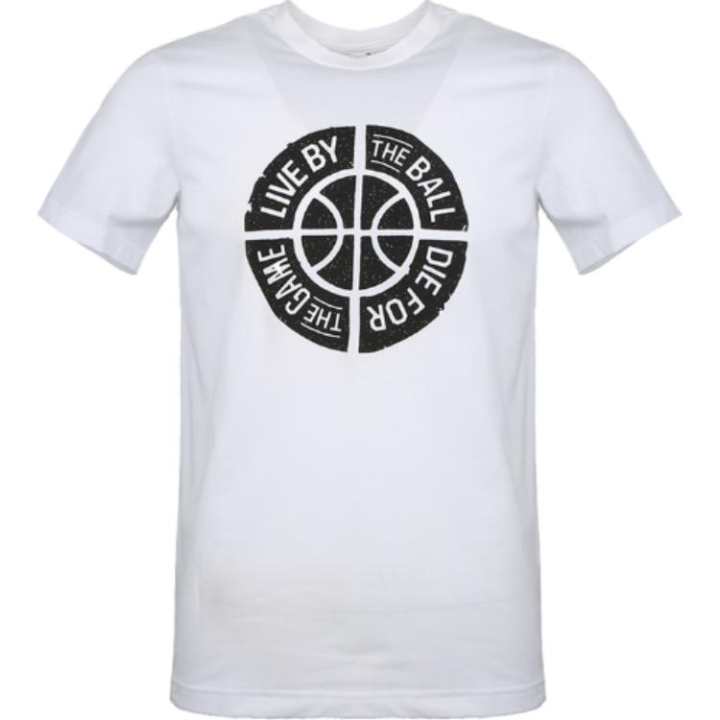 Adidas Adidas T Shirts Men's White Crew Neck Moderate
